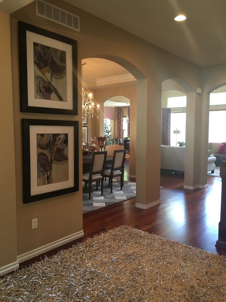 Inspiration for a transitional home design remodel in Denver
