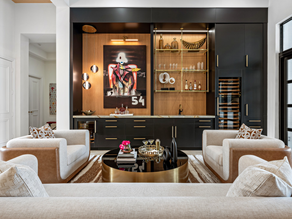 Ibis Country Club IV - Contemporary - Home Bar - Miami - by Patricia ...