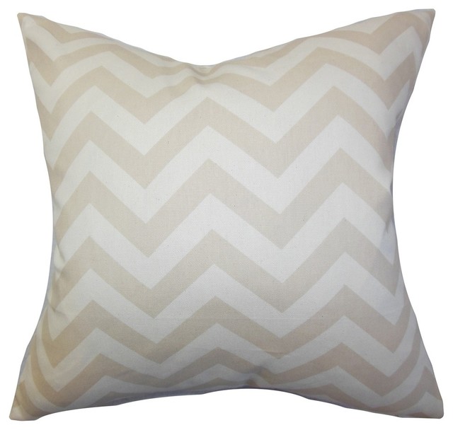 The Pillow Collection Xayabury Zigzag Throw Pillow Cover