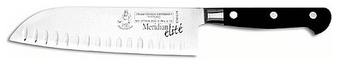 Messermeister Meridian Elite - 7" Kullenschliff Santoku Knife