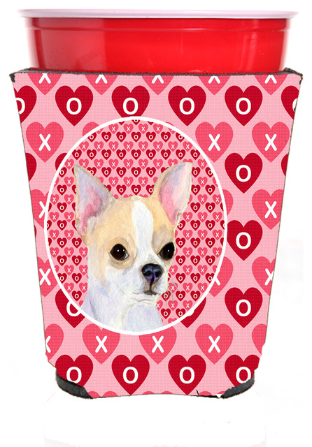 Chihuahua  Red Solo Cup Beverage Insulator Hugger