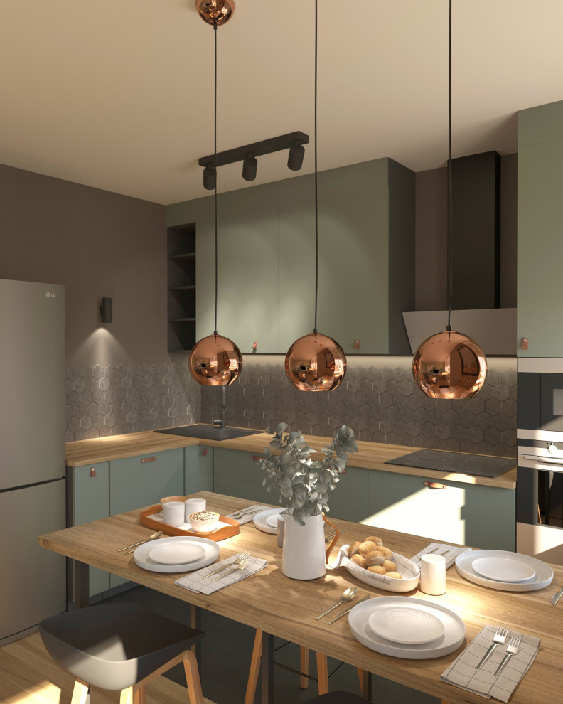 Квартира в оливковых тонах