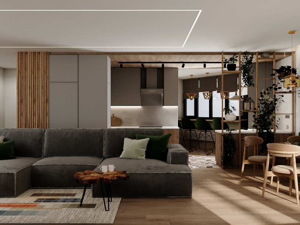 Интерьер квартиры (140 м2) в скандинавском стиле