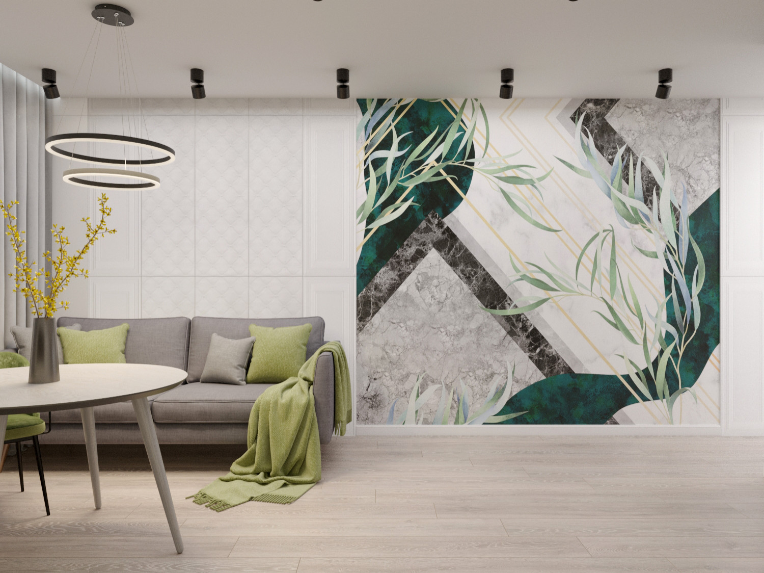 Дизайн кухни в квартире 70м2, г. Нефтеюганск