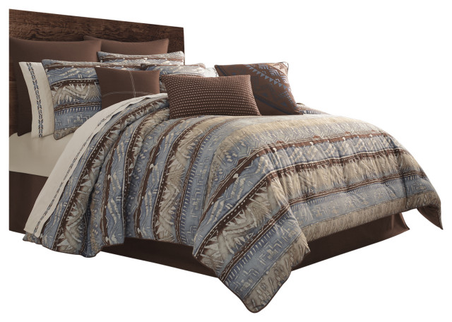 Five Queens Court Oakville Cabin Lodge 4 Piece Comforter Set