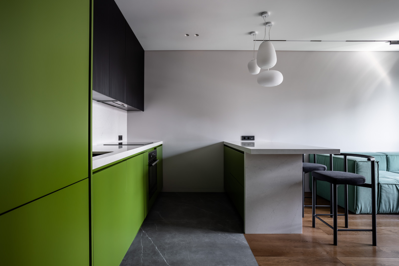 Современный интерьер квартиры 60 м2 в ЖК Академика Павлова 28