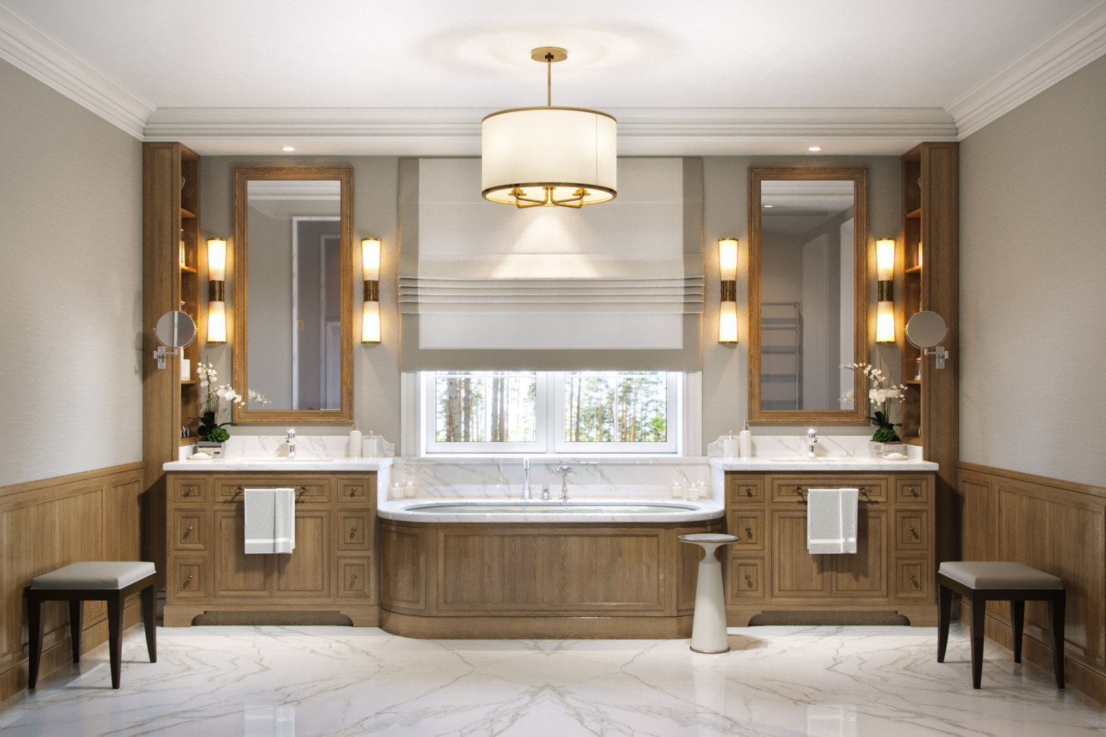 Дизайн интерьера ванных комнат: тренды