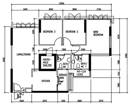 3 4 Room Flats Break Out Of Cookie Cutter Layout Houzz