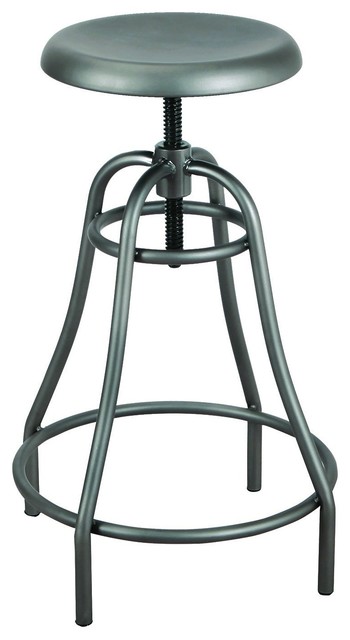 Industrial Logan Swivel Stool - Industrial - Bar Stools And Counter