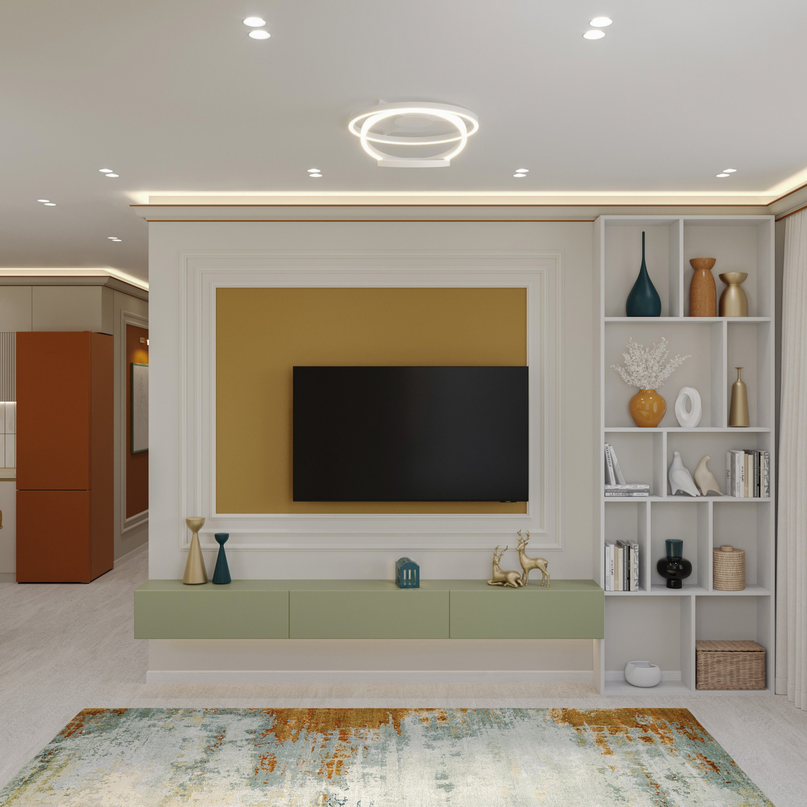 оранжевое небо 89 метров квадратных