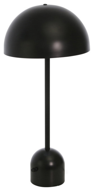 Metal 25.25" Table Lamp, Black