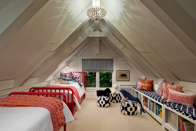 Beach Style Kids bord-de-mer-chambre-d-enfant