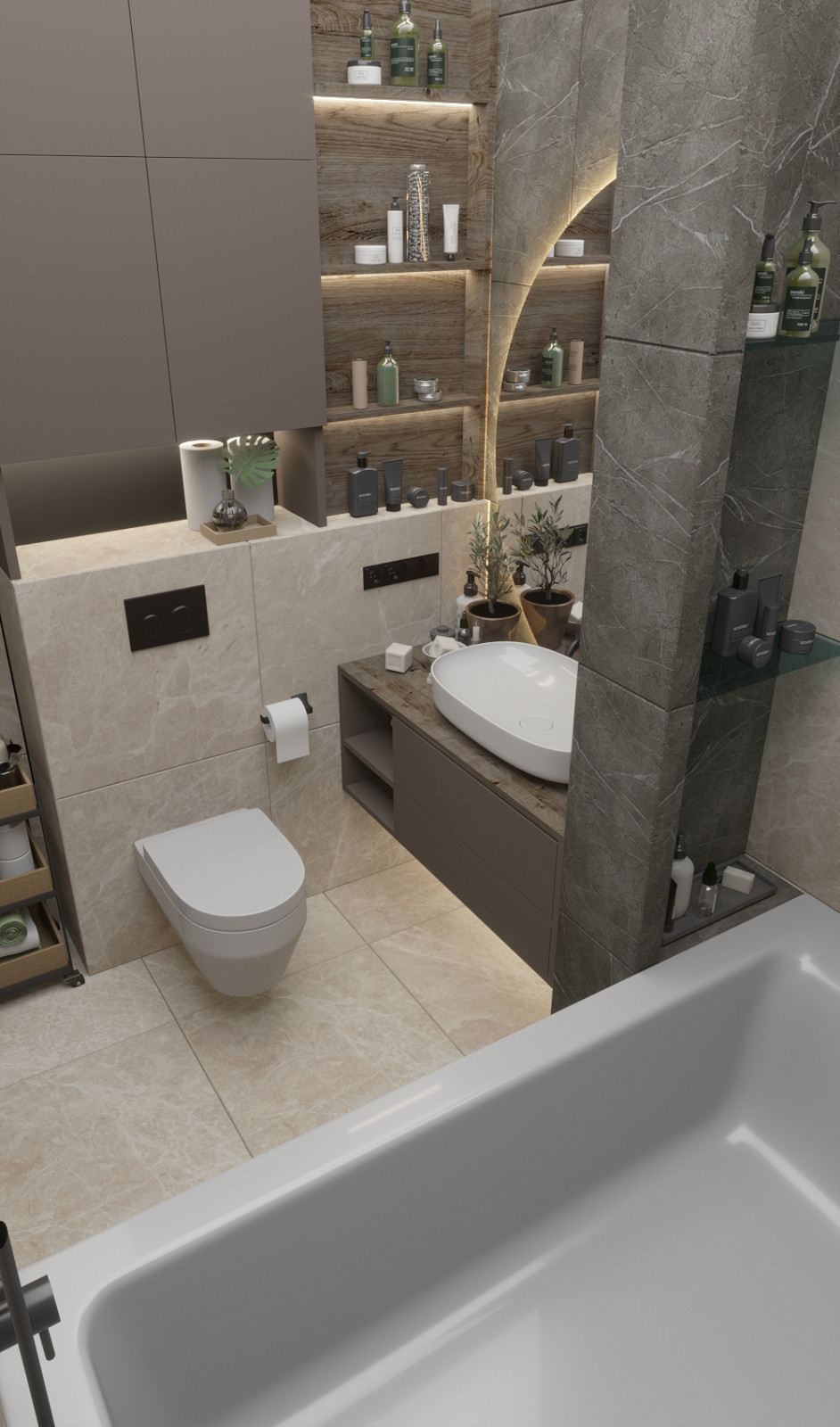 Современная квартира для молодой пары