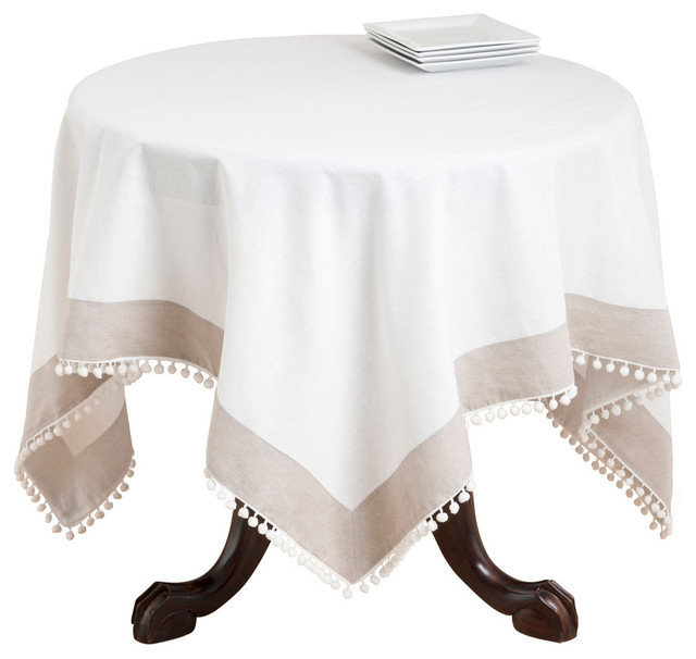 Petite Pom-Pom Topper Tablecloth
