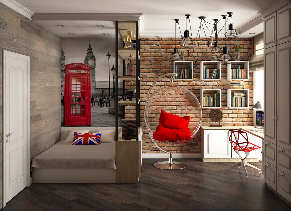 Яркий лофт (детская в стиле лофт)