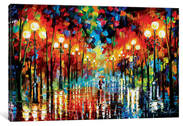 A Date With The Rain Gallery By Leonid Afremov 18x12x075 - 