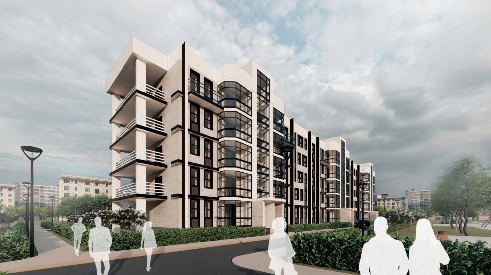 Проект жилого дома средней этажности