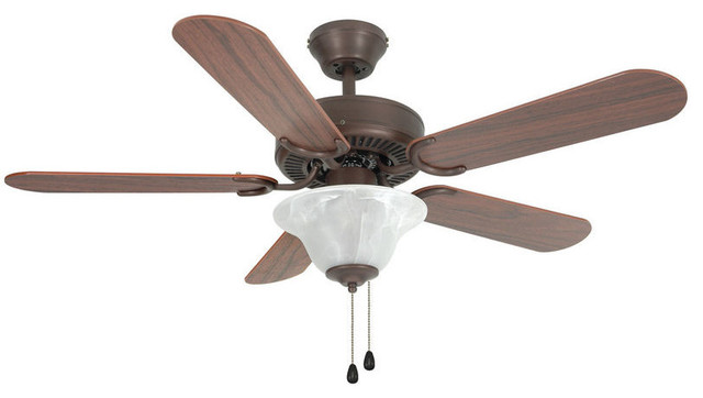 Oil Rubbed Bronze 42" Ceiling Fan w/ Light Kit ...