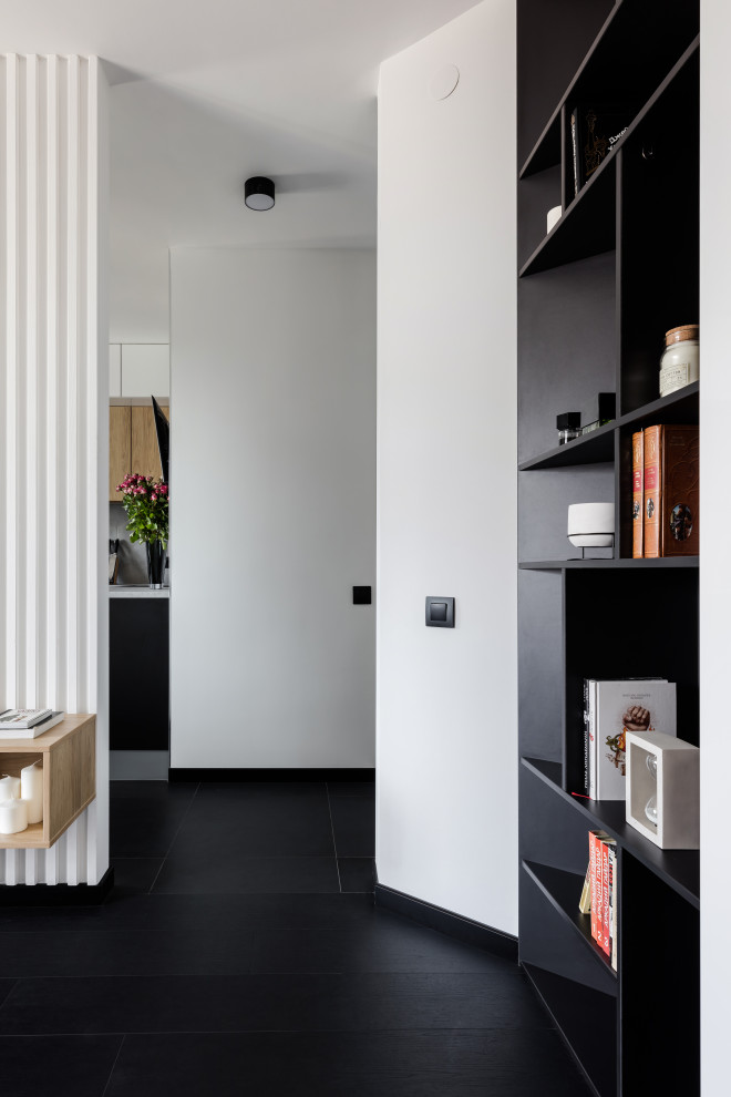 Черно-белый интерьер