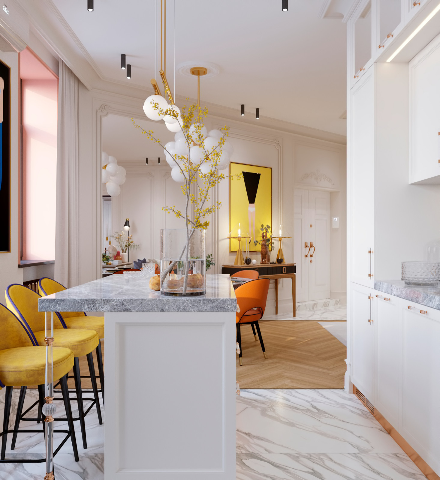 Белая Московская сталинка