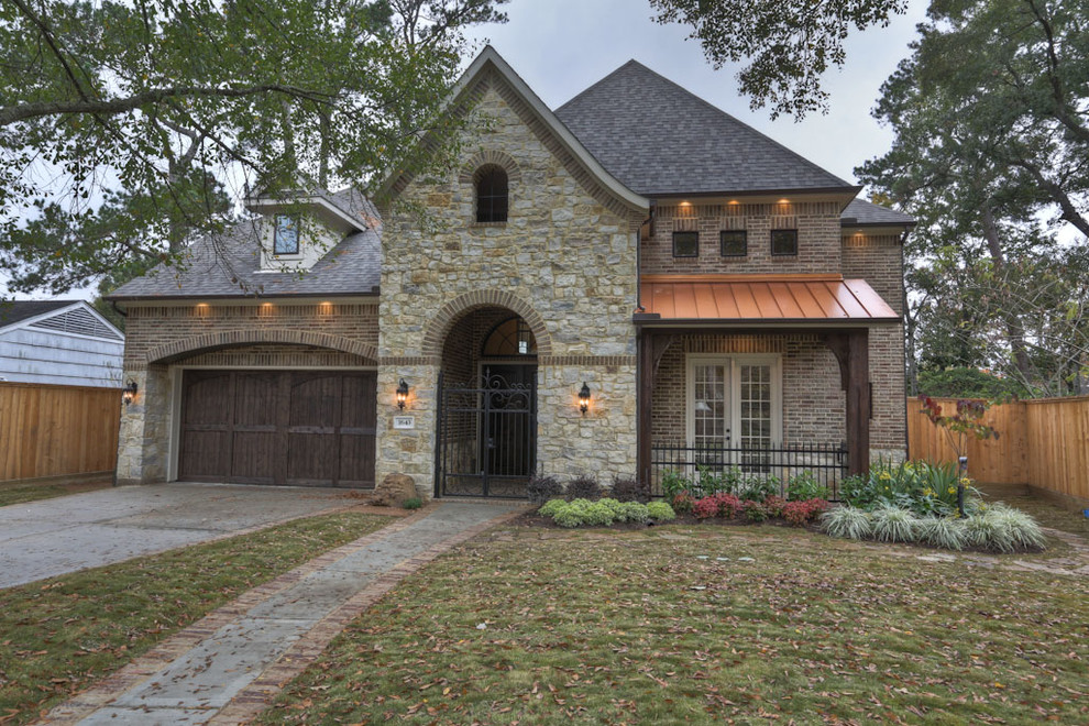 Transitional exterior home photo in Houston