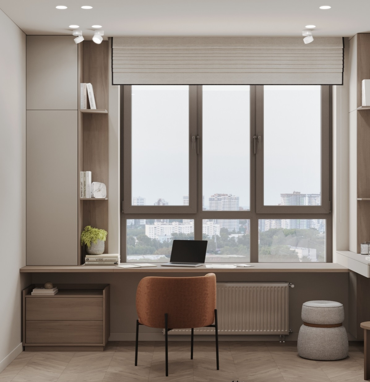 Двух комнатная квартира в стиле эко минимализм. 2023-24 г