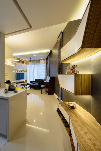 Condominium (Modern ContemporaryTheme) moderne-entre