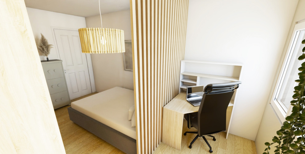 Optimisation de deux chambres - bureaux / Projet en cours