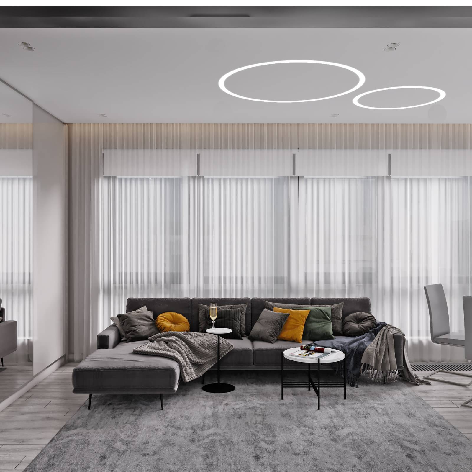 Дизайн квартиры-студии 44 кв.м.в г.Москва ЖК Monodom