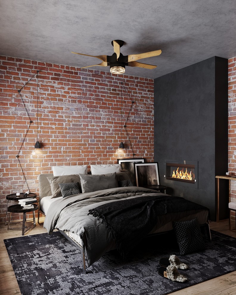 3D проект квартиры-студии 55 м.кв.