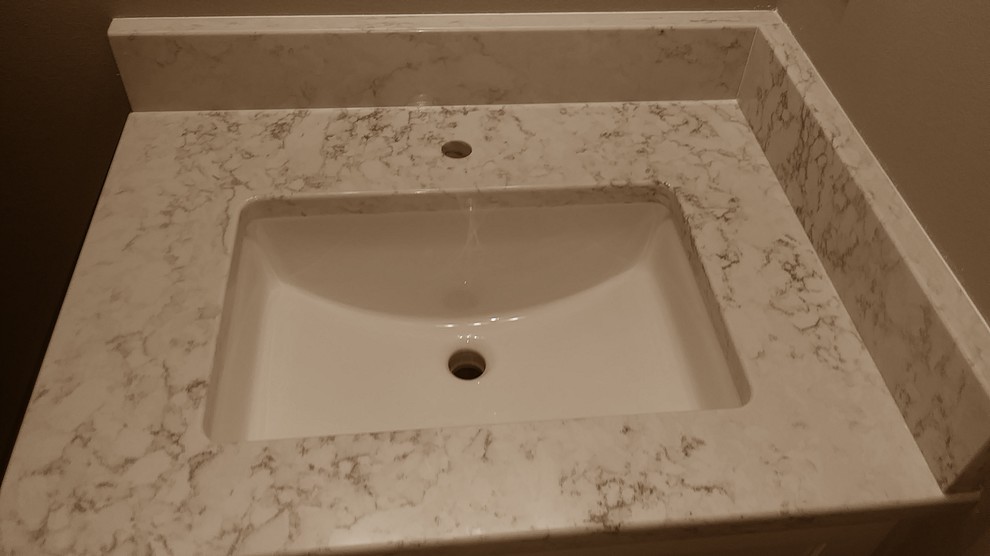 Silestone Helix Quartz Countertops Bathroom Seattle By