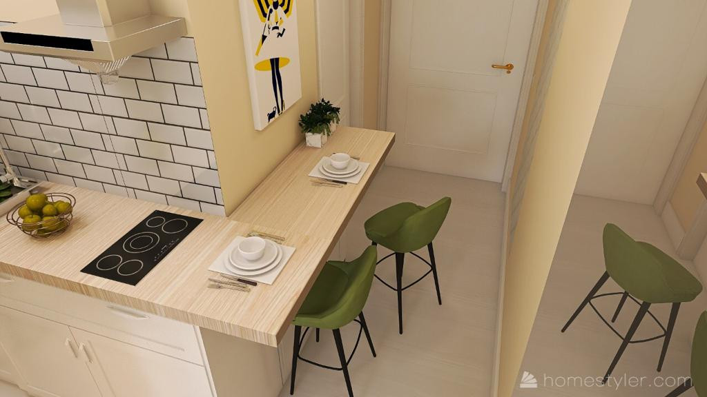 Крошечная, но очень уютная квартира 23 м2