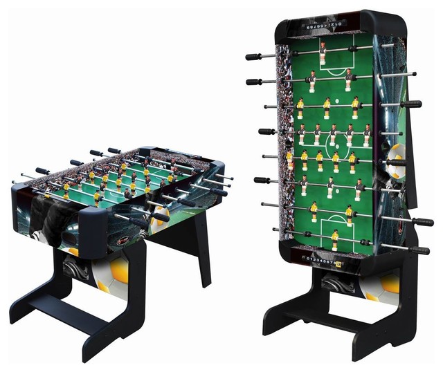 Playcraft Sport 48 Foosball Table With Folding Legs Black