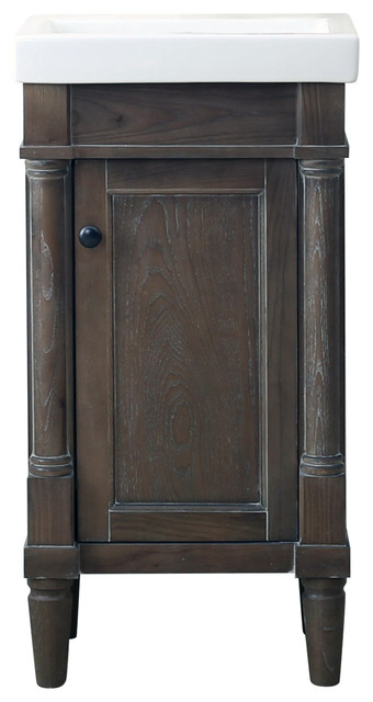 Marjorie Vanity Weathered Traditional Bathroom Vanities And Marjorie Vanity Weathered