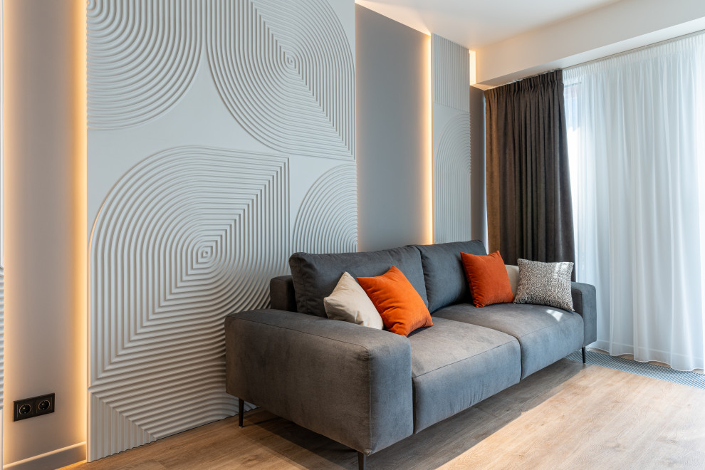 Ремонт двухкомнатной квартиры с  кухней-гостиной