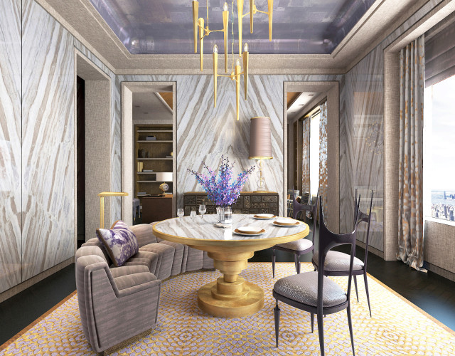 432 Park Avenue Residence modern-esszimmer