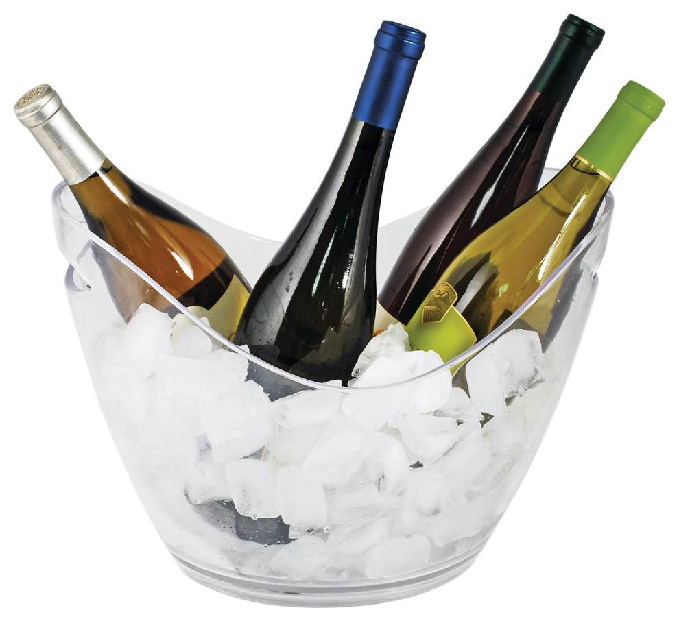 Modern 4-Bottle Ice Bucket - Contemporary - Ice Tools And Buckets - by ...