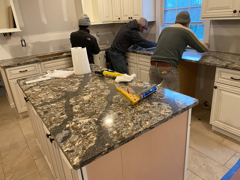 Backsplash for cambria quartz harlech
