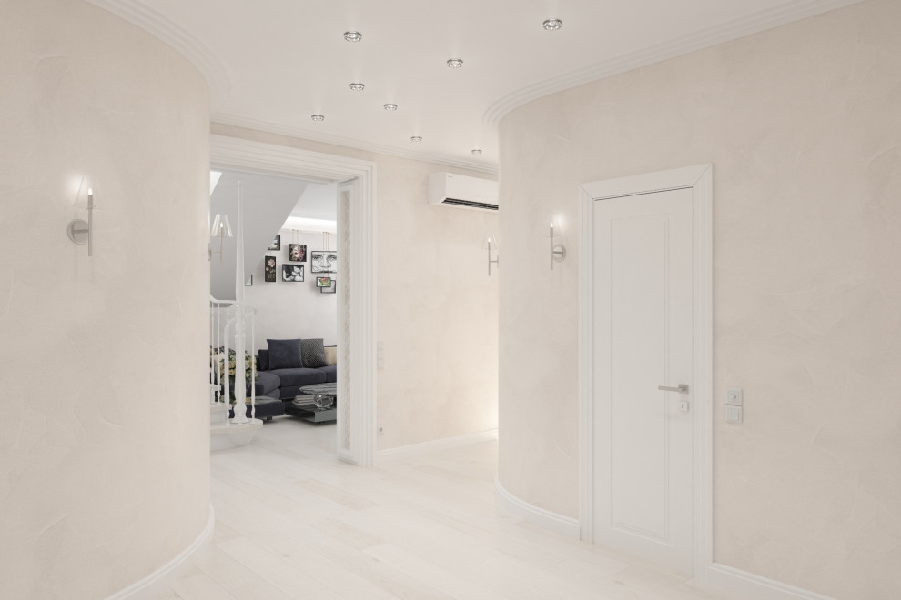 Дизайн интерьера частного дома первого этажа.