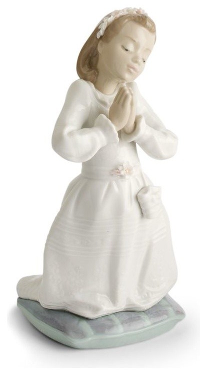 Lladro Communion Prayer Girl Figurine - Contemporary - Decorative Objects  And Figurines - by Dalmazio Imports | Houzz