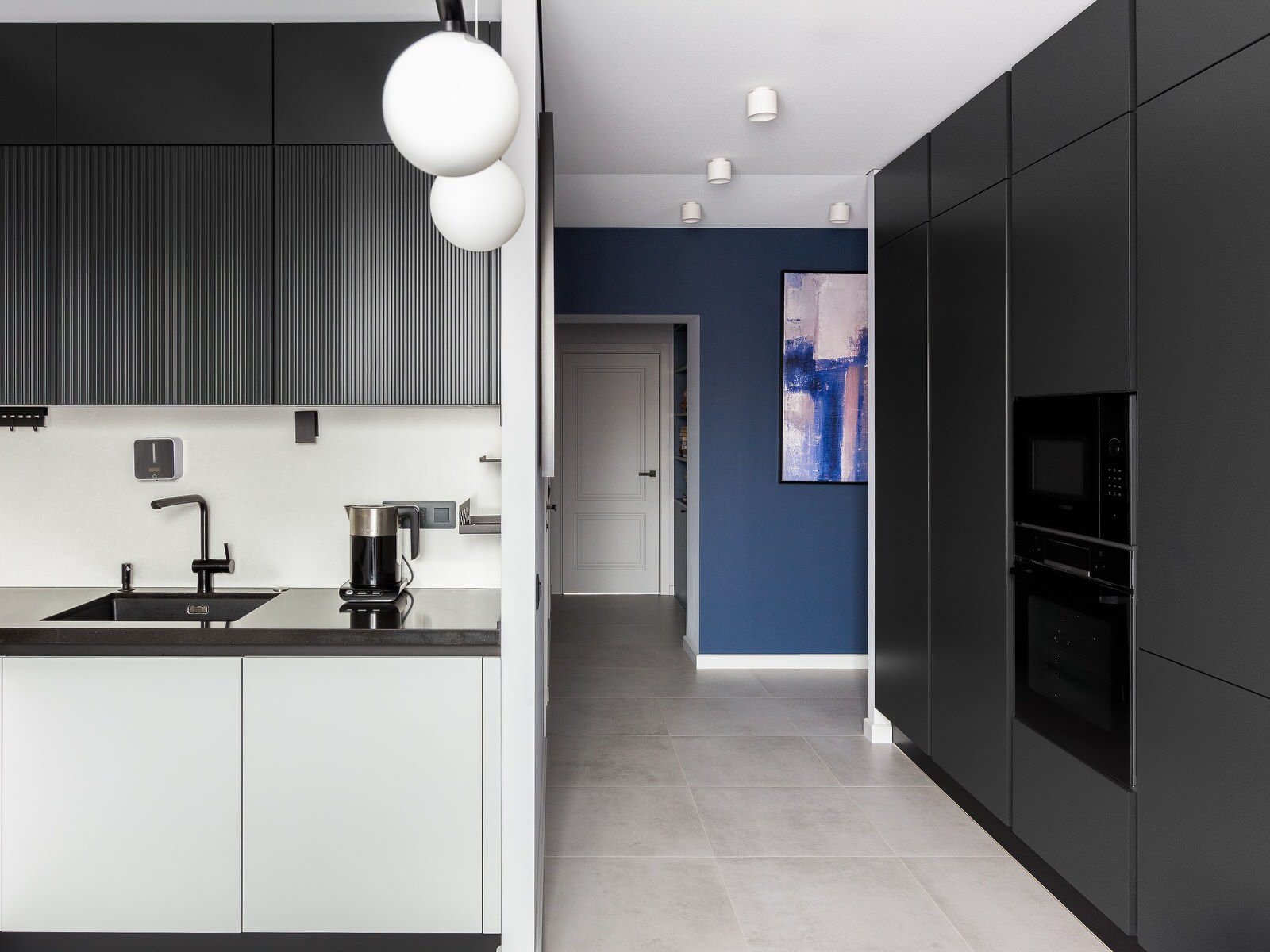 Синий, синий иней... на Ленинском (фото)