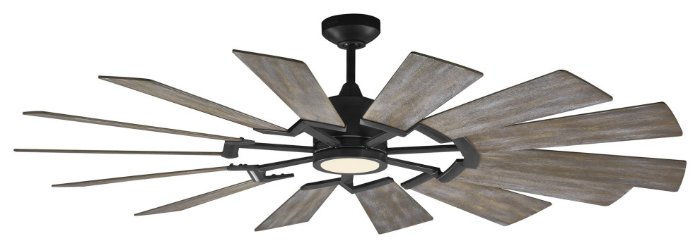 Visual Comfort Fan Prairie 62 Inch Ceiling Fan In Aged Pewter
