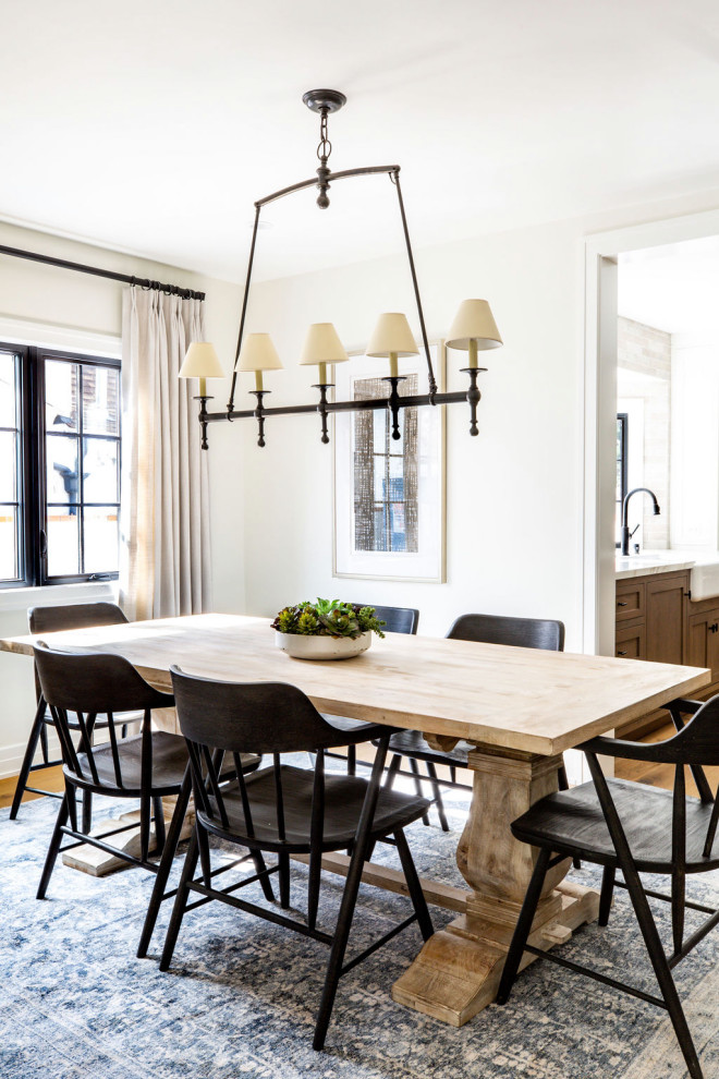 Vintage Pasadena Farmhouse - Transitional - Dining Room - Los Angeles ...