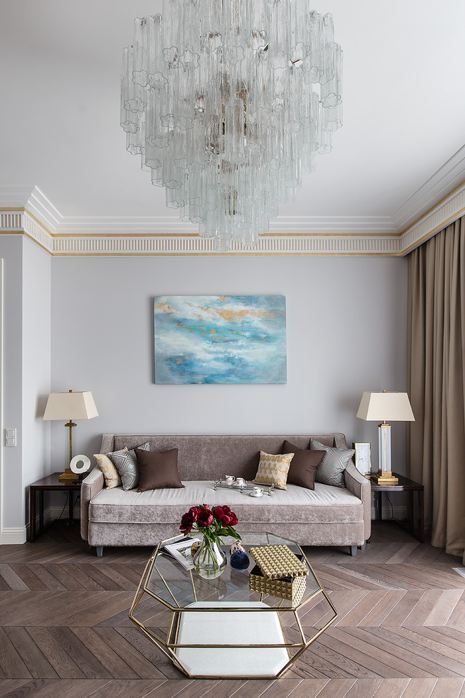 Современная росокшь - квартира в стиле арт-деко в ЖК "BALCHUG RESIDENCE"