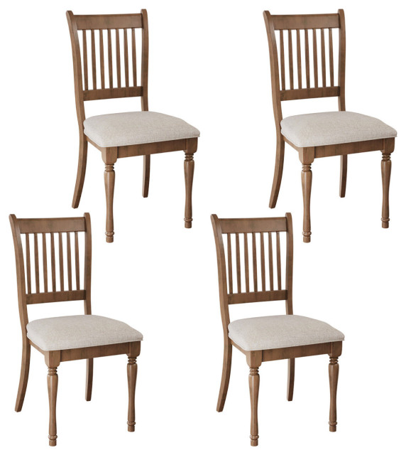 Dining Chair Upholstered Set Of 4 Farmhouse Dining Room Chair W