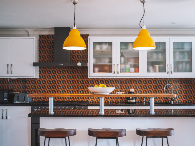 Playful Patterned Home trendy-koekken