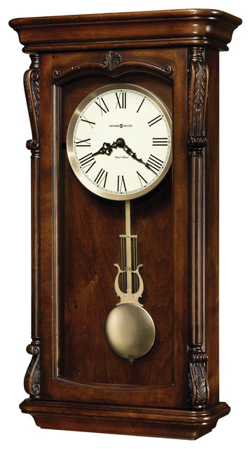 Howard Miller Dual Chime Kieninger Movement Vintage Wall Clock