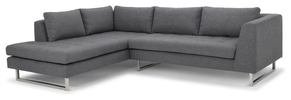 Janis Sectional Sofa By Nuevo Contemporary Sofas Janis Sectional Sofa By Nuevo