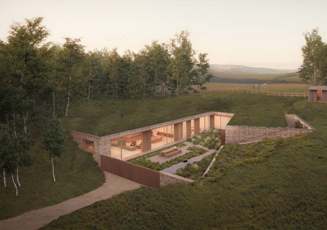 The Arun House contemporary-exterior