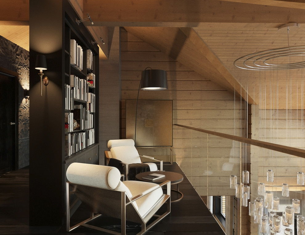 Дом элементами современного шале